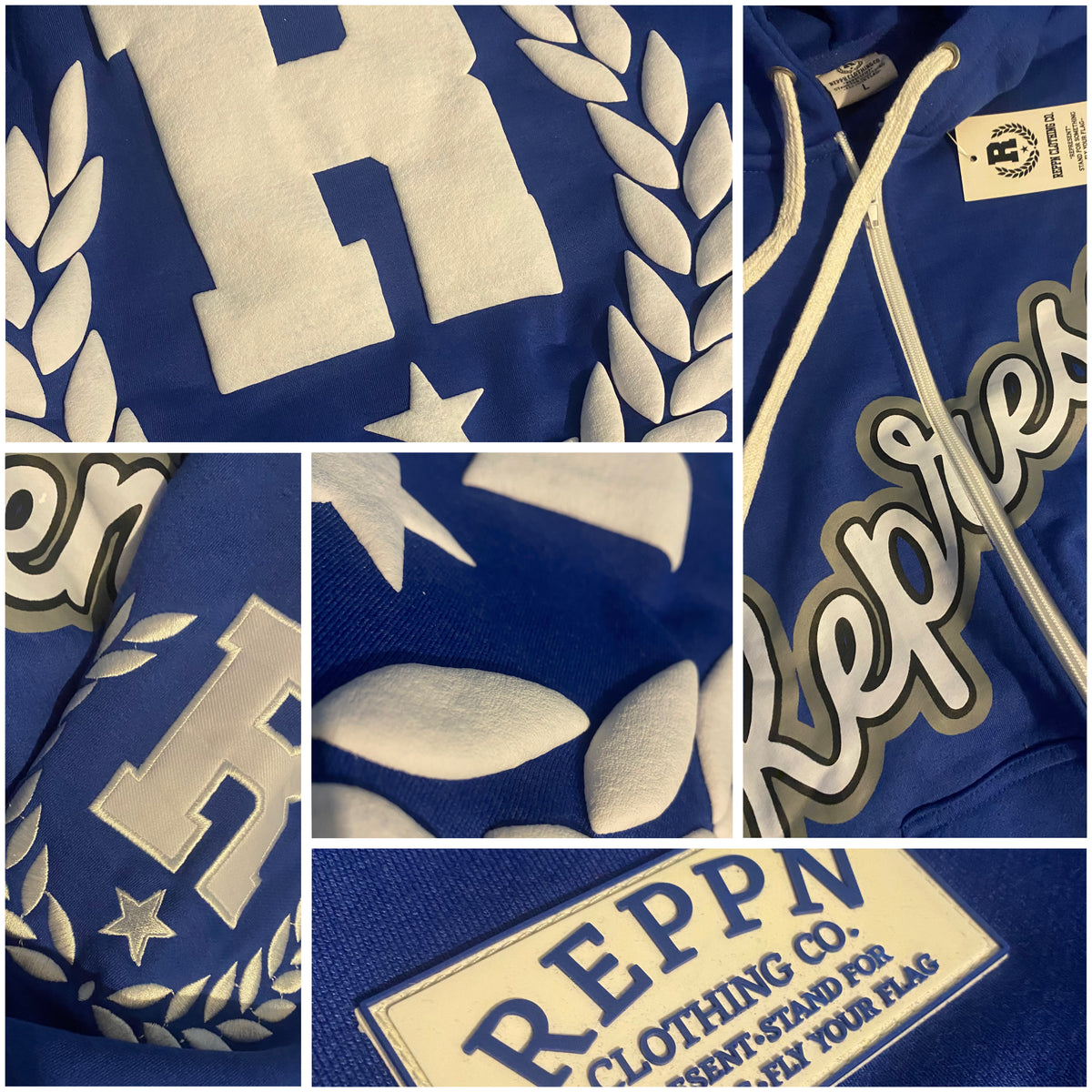 REPPN - Heavyweight Hoodie & Sweatshorts Set - Royal Blue
