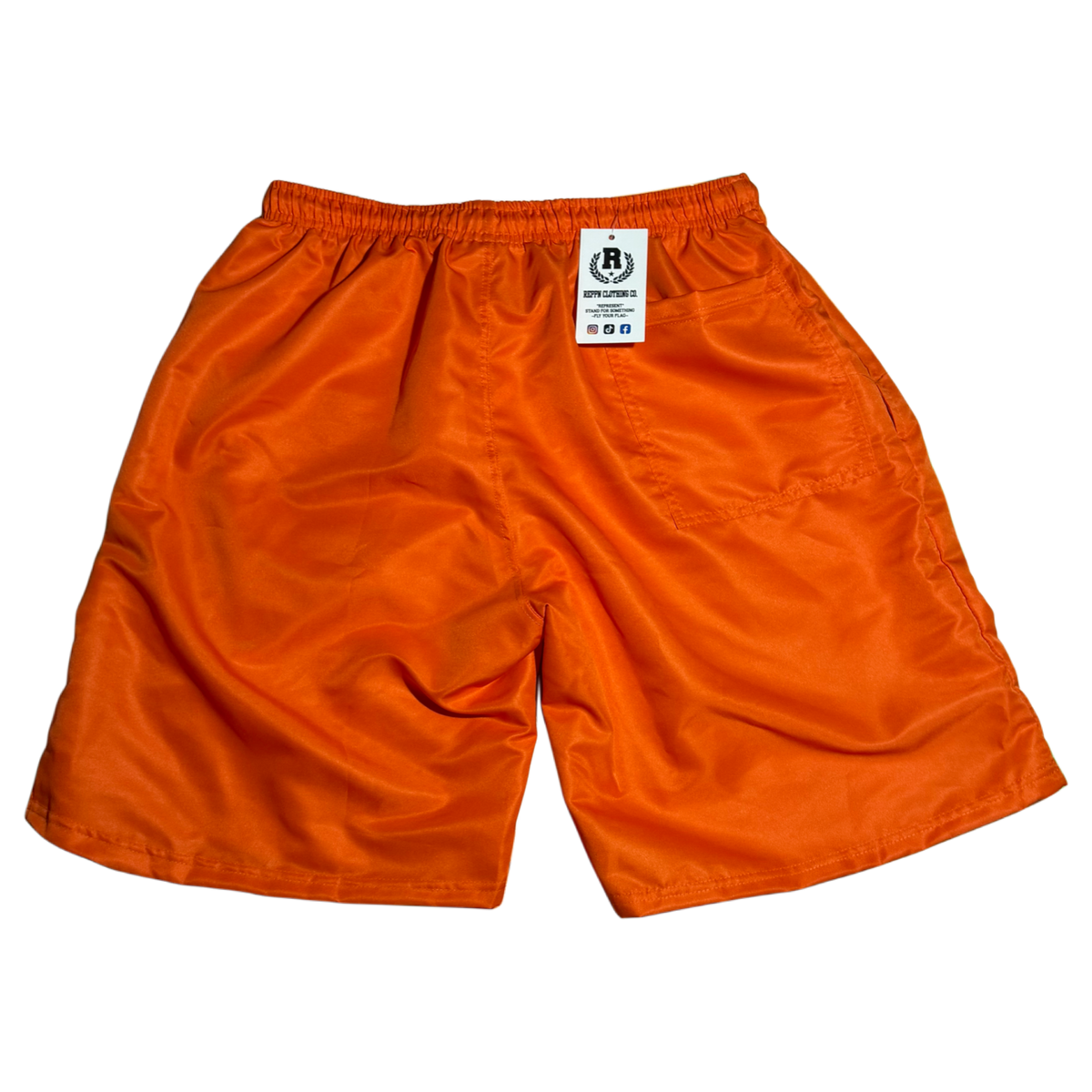 REPPN - Nylon Windbreaker Shorts - Orange
