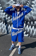 REPPN - Heavyweight Hoodie & Sweatshorts Set - Royal Blue