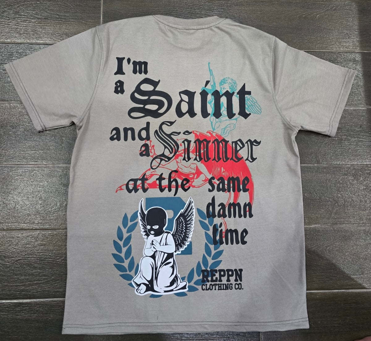 REPPN - Saints & Sinners T-shirt Gray