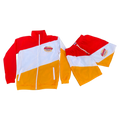 REPPN CREW - Windbreaker Jacket & Shorts Set - Red/Yellow