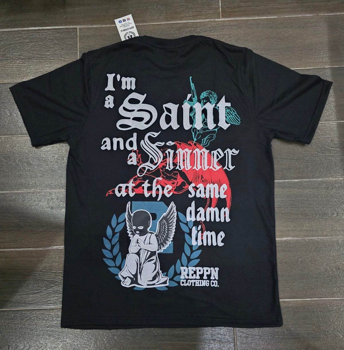 REPPN - Saints & Sinners T-shirt Black