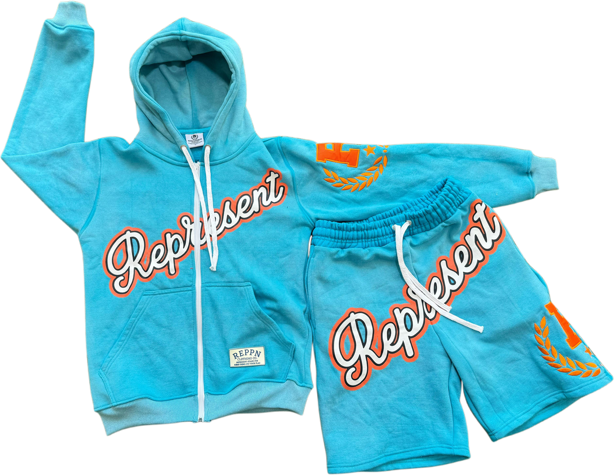 REPPN - Heavyweight Hoodie & Sweatshorts Set - Miami