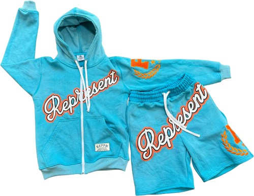 REPPN - Heavyweight Hoodie & Sweatshorts Set - Miami