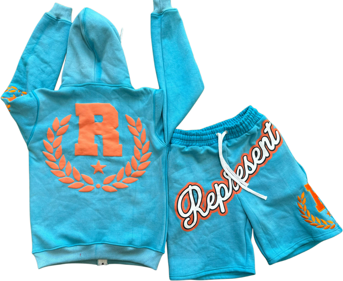 REPPN - Heavyweight Hoodie & Sweatshorts Set - Miami