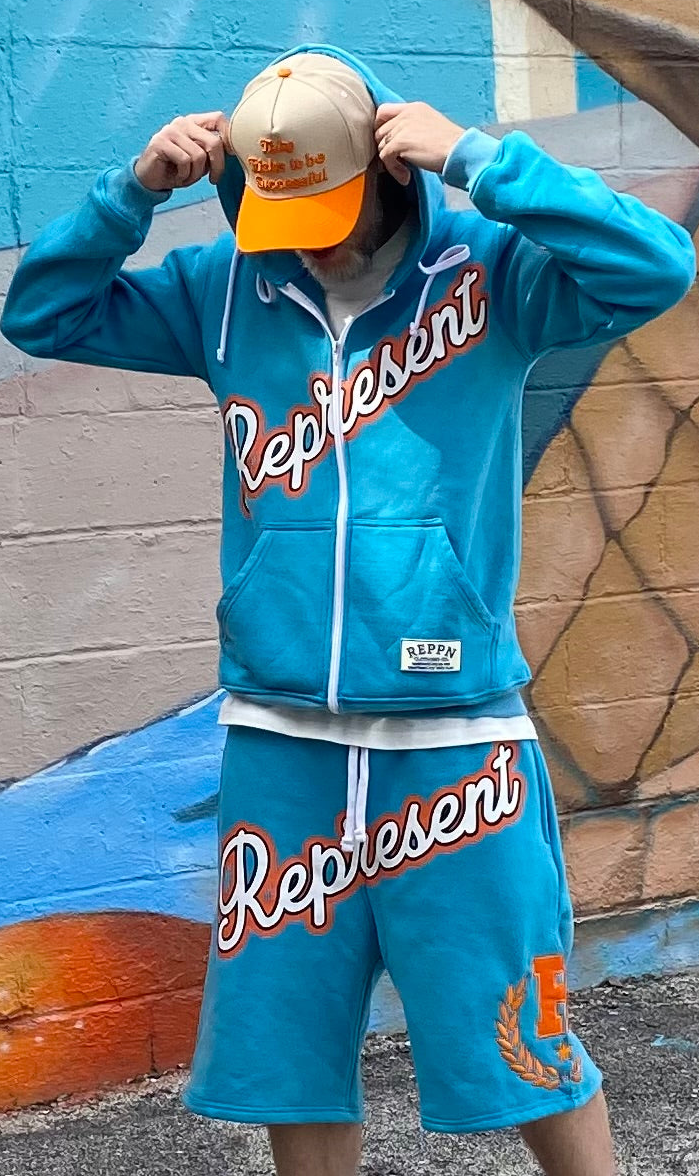 REPPN - Heavyweight Hoodie & Sweatshorts Set - Miami