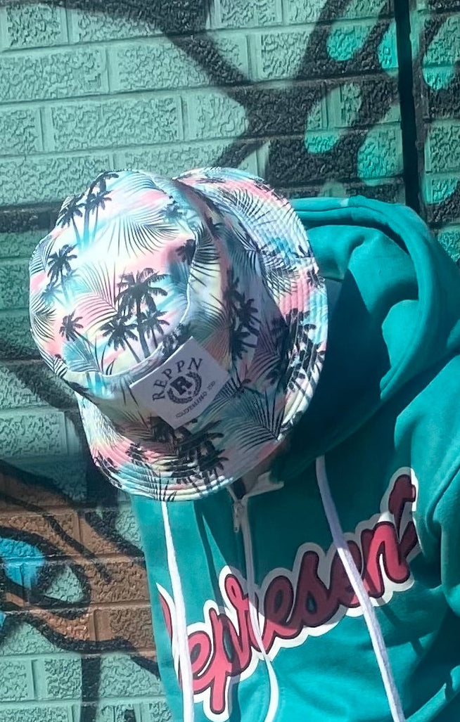 REPPN - Tropical Vacation Bucket Hat - Havana