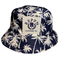 REPPN - Tropical Vacation Bucket Hat - Palms Navy/White