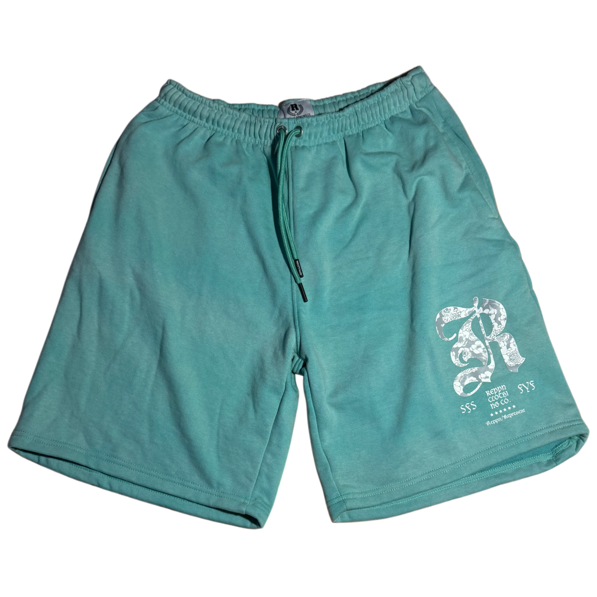 REPPN - Signature Series Fleece Sweat Shorts - Aqua