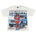 REPPN - Men’s Summer Collection Full front graphic print t-shirt - White