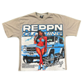 REPPN - Men’s Summer Collection Full front graphic t-shirt Gray