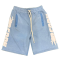 REPPN - Men’s Heavyweight fleece sweatshorts Baby Blue (washed)