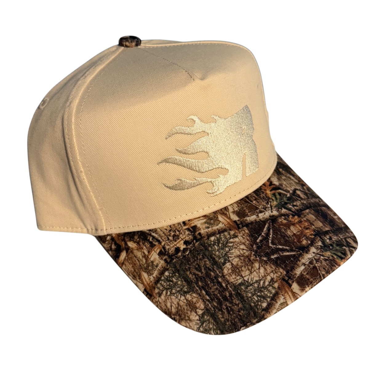 REPPN - Camo Brim SnapBack Hat - Cream