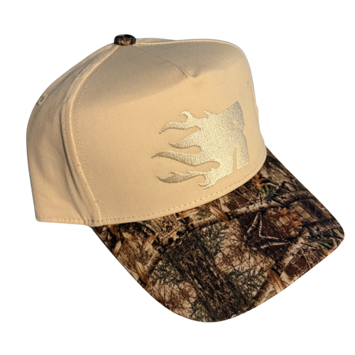 REPPN - Camo Brim SnapBack Hat - Cream