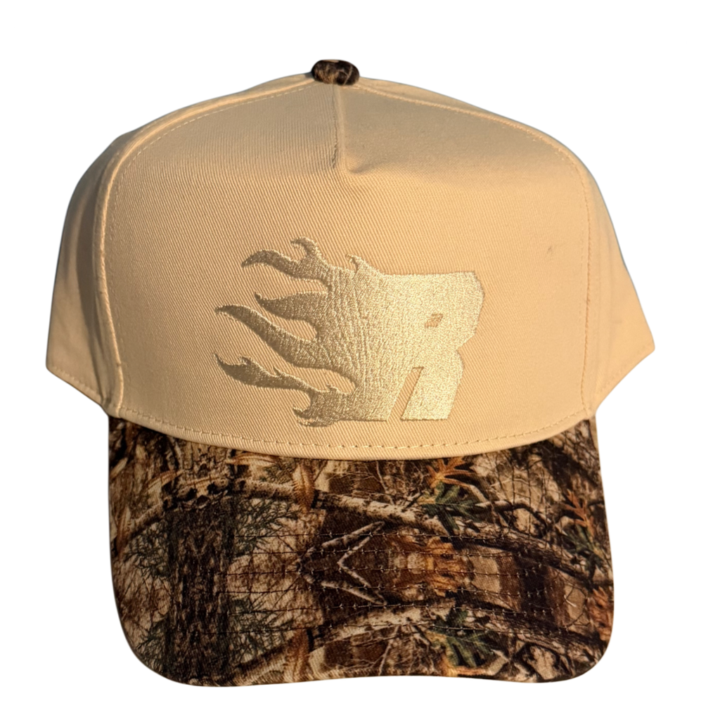 REPPN - Camo Brim SnapBack Hat - Cream